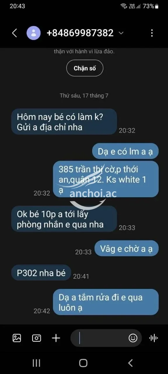 Ảnh checker Soixanh chụp khi gặp Thảo Trang cô bé xinh đẹp dịch vụ bao phê (ảnh 4/5)
