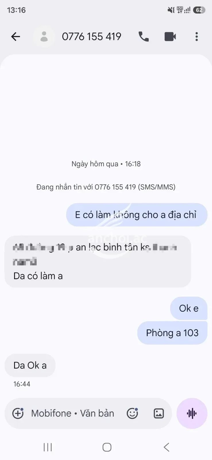Ảnh checker Cung khủ chụp khi gặp TIỂU VI - MASSAGE - MÔNG VÚ TO - DOGY BAO PHÊ (ảnh 4/4)