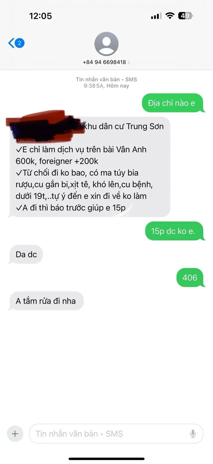 Ảnh checker Triệu Phú chụp khi gặp VÂN ANH - DA TRẮNG - DÁNG XINH - CHIỀU KHÁCH HẾT MÌNH (ảnh 4/4)
