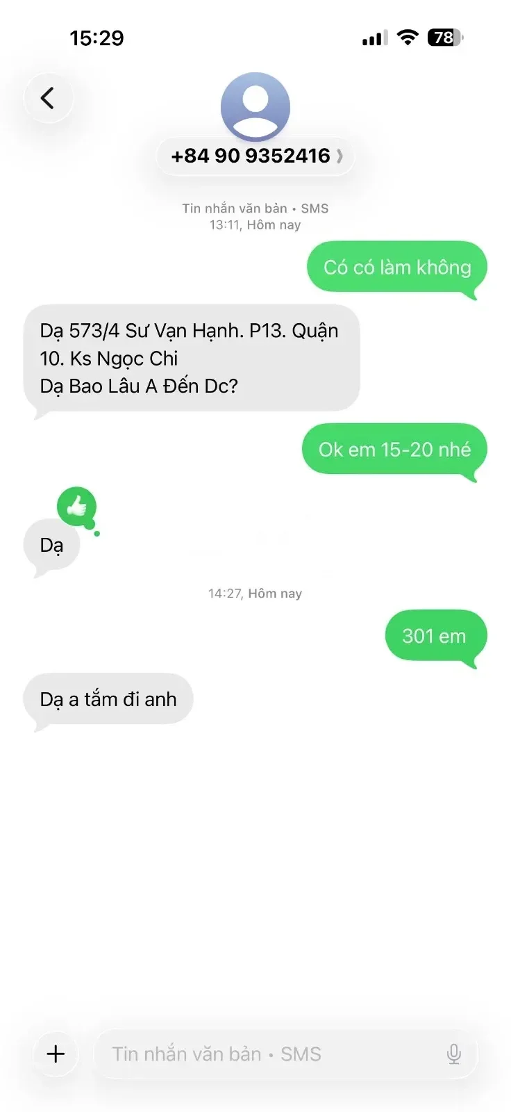 Ảnh checker Tai_300 chụp khi gặp Ngọc Vy - Siêu Dâm Nóng Bỏng , Ba Vòng Chất Lượng , Chiều Khách Như Người Yêu (ảnh 1/4)