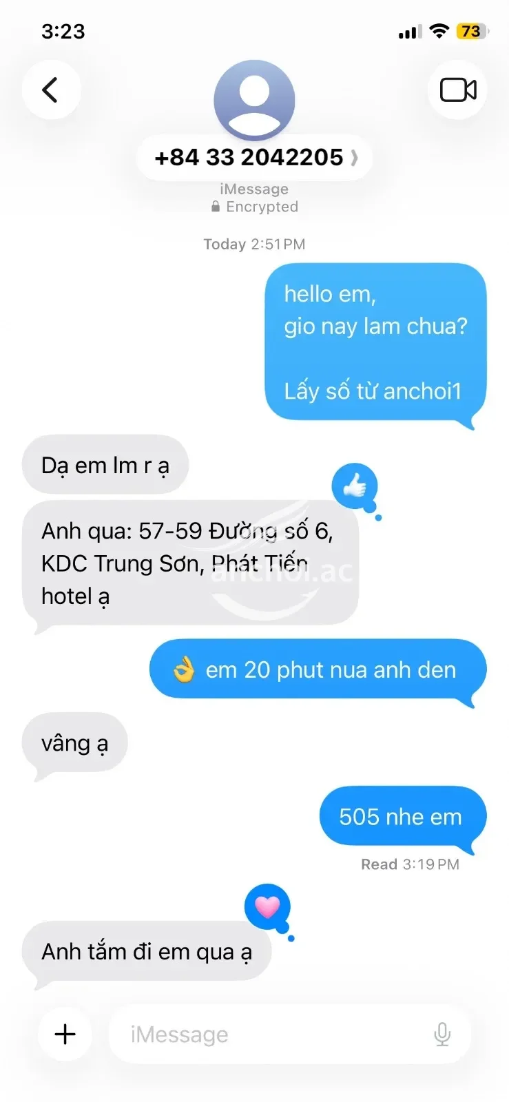 Ảnh checker Anh7 chụp khi gặp ❤️ Mai Anh ❤️ xinh xắn đáng yêu chiều khách hết nấc (ảnh 1/3)