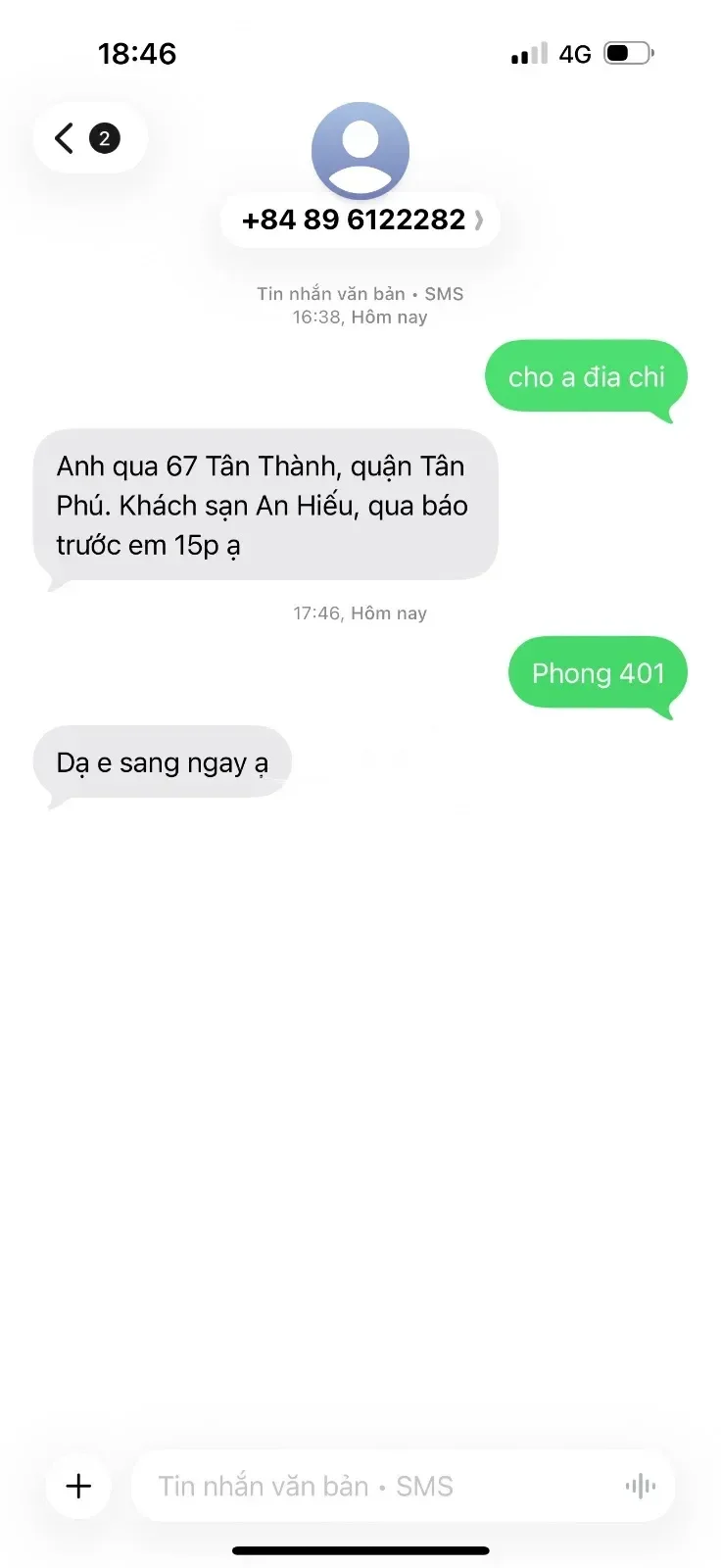 Ảnh checker trungchi1117 chụp khi gặp CUM ALO cia  BỐI NHI lolite NHỎ NHẮN TRÊ TRUNG  GÁI ĐÔI MƯƠI (ảnh 1/4)