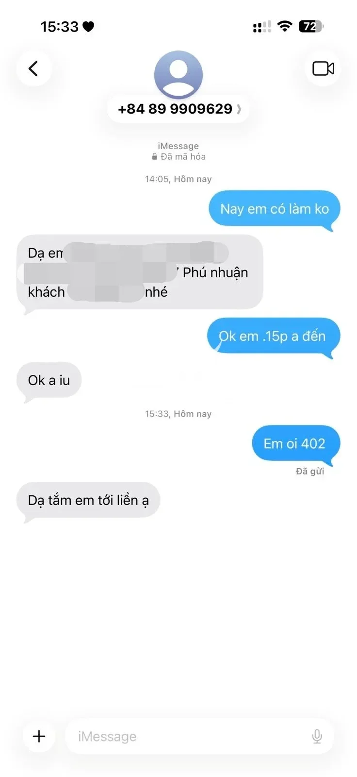 Ảnh checker Nhị Lang  chụp khi gặp LY LY - GÁI DÂM MÔNG TO VÚ BỰ CHIỀU KHÁCH (ảnh 2/5)