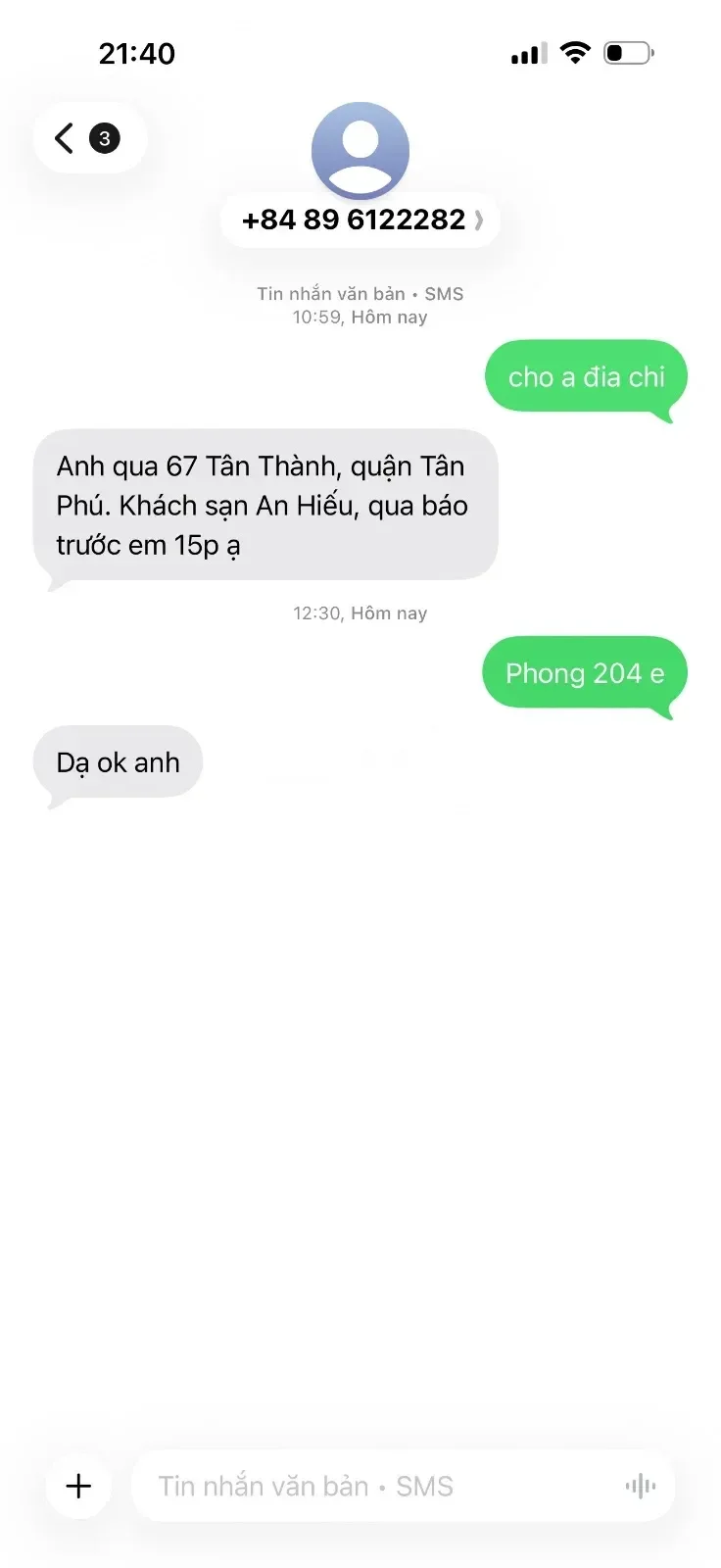 Ảnh checker thanhvy chụp khi gặp CUM ALO cia  BỐI NHI lolite NHỎ NHẮN TRÊ TRUNG  GÁI ĐÔI MƯƠI (ảnh 2/3)