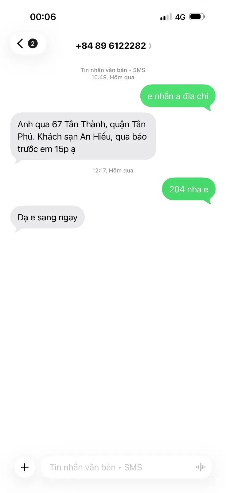 Ảnh checker dangkhoan chụp khi gặp CUM ALO cia  BỐI NHI lolite NHỎ NHẮN TRÊ TRUNG  GÁI ĐÔI MƯƠI (ảnh 1/3)