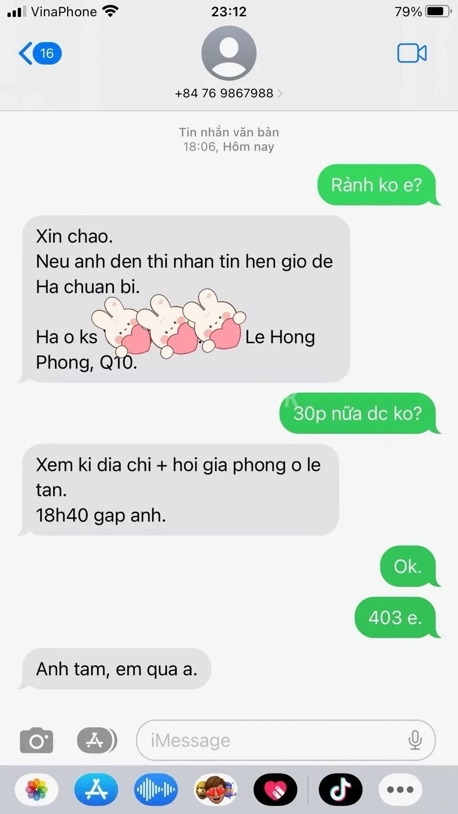 Ảnh checker ChymToChịchDai chụp khi gặp TRÚC HÀ - SELLER TÀI CHÍNH (ảnh 4/5)