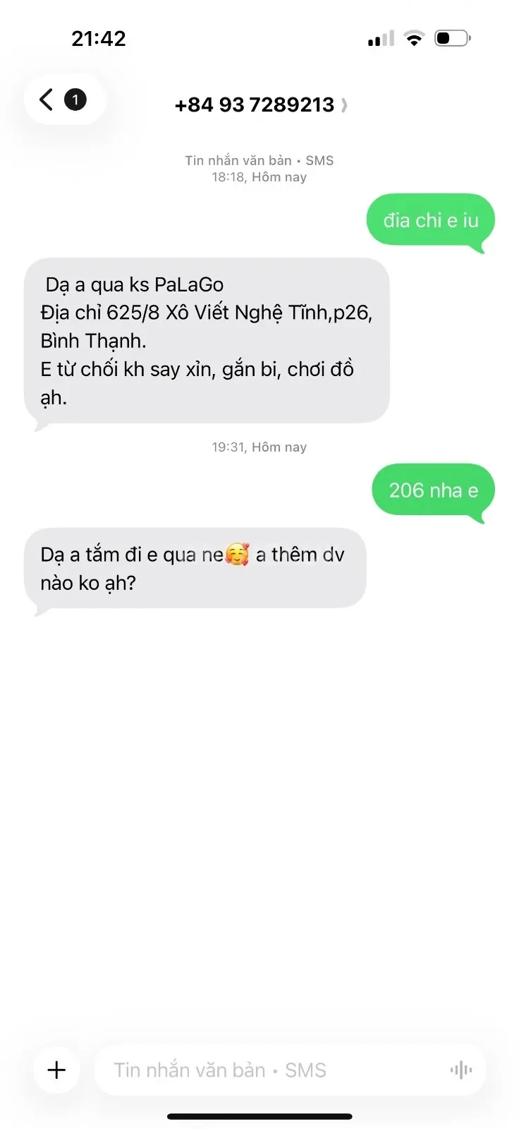 Ảnh checker huynhkimcuc chụp khi gặp LINH MIU Chiếc lưỡi đẳng cấp sever gaigu (ảnh 4/4)