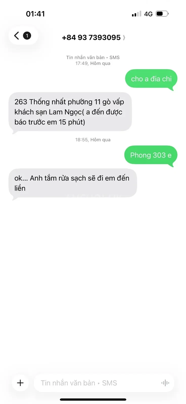 Ảnh checker nguyendat23 chụp khi gặp Thảo Nhi GÁI GỌI XINH XẮN VÚ KHỦNG DÂM NGON SỐ 1 (ảnh 1/5)