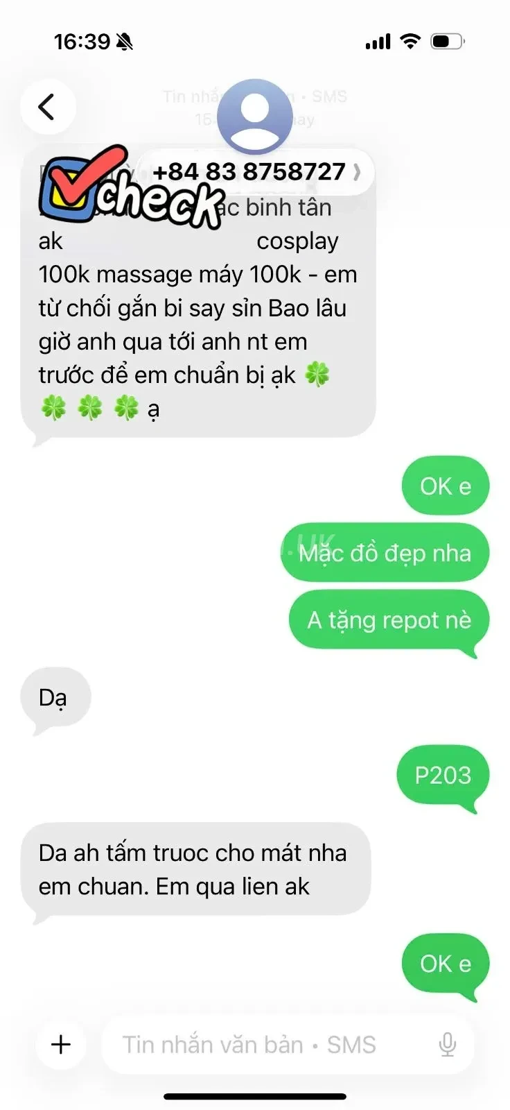 Ảnh checker OKngon chụp khi gặp HOTGIRL❤BỐI BỐI❤NGỰC TO❤CHÂN DÀI❤MẶT XINH❤ĐẸP TUYỆT MỸ❤ĐẲNG CẤP VIP❤XINH - SANG - DÂM❤CÓ NHẬN SOME (ảnh 1/4)
