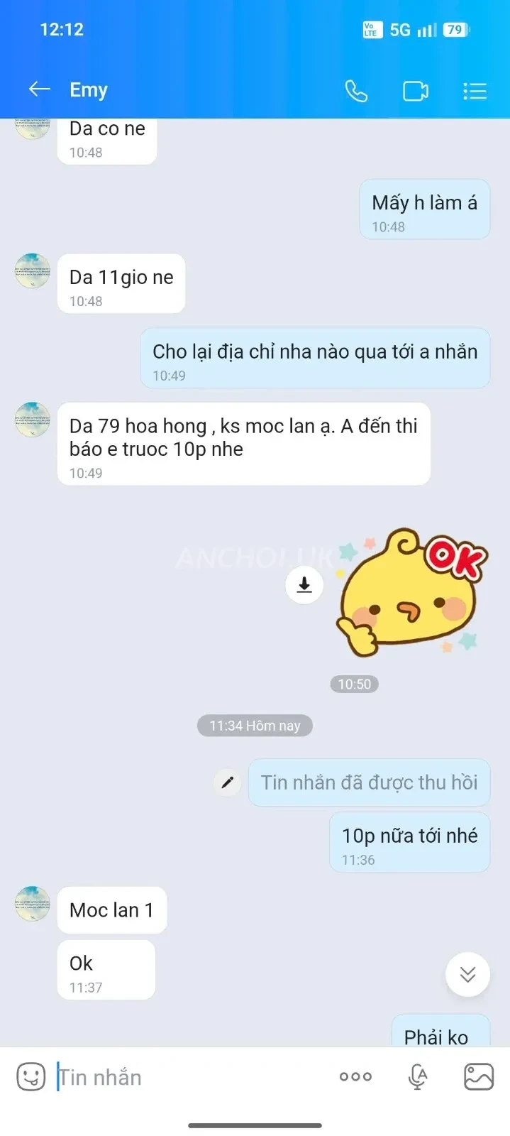 Ảnh checker lelan2500 chụp khi gặp Hot ⭐ Emy Xinh Đẹp Phong Cách Phục Vụ Chuẩn Tình Nhân (ảnh 1/5)