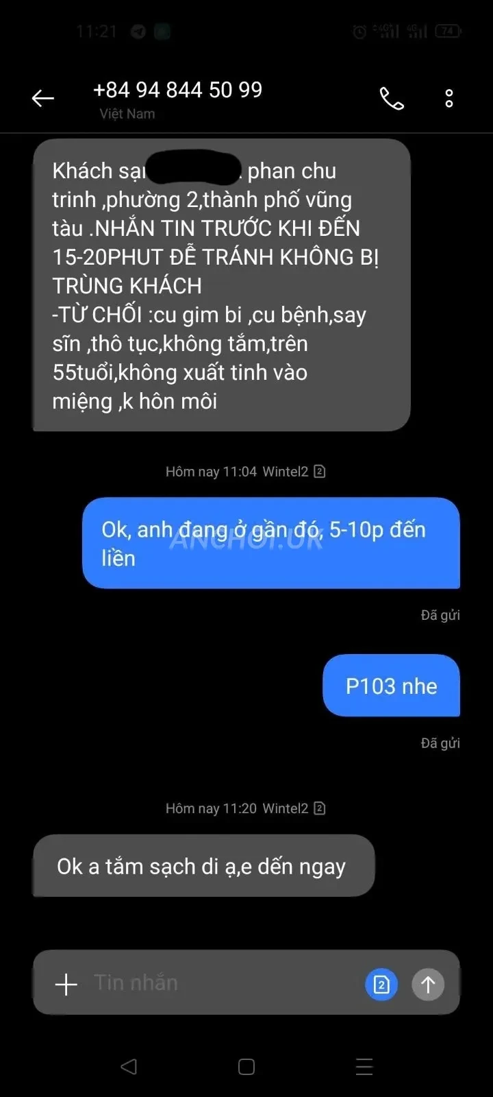 Ảnh checker aoifan chụp khi gặp [VIP] NGỌC TRINH💋GÁI MIỀN TÂY XINH NGOAN, MẶT XINH, DÁNG CHUẨN, SIÊU NGON (ảnh 1/5)