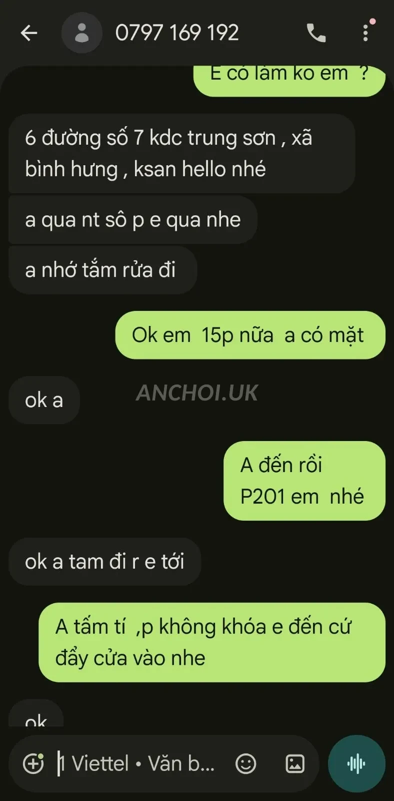 Ảnh checker  Le hot liem  chụp khi gặp AN NHIÊN - MÔNG TO, BƯỚM BỰ, NƯỚC BÍM LÊNH LÁNG, YÊU CHIỀU MỌI TƯ THẾ CHỊCH (ảnh 4/5)