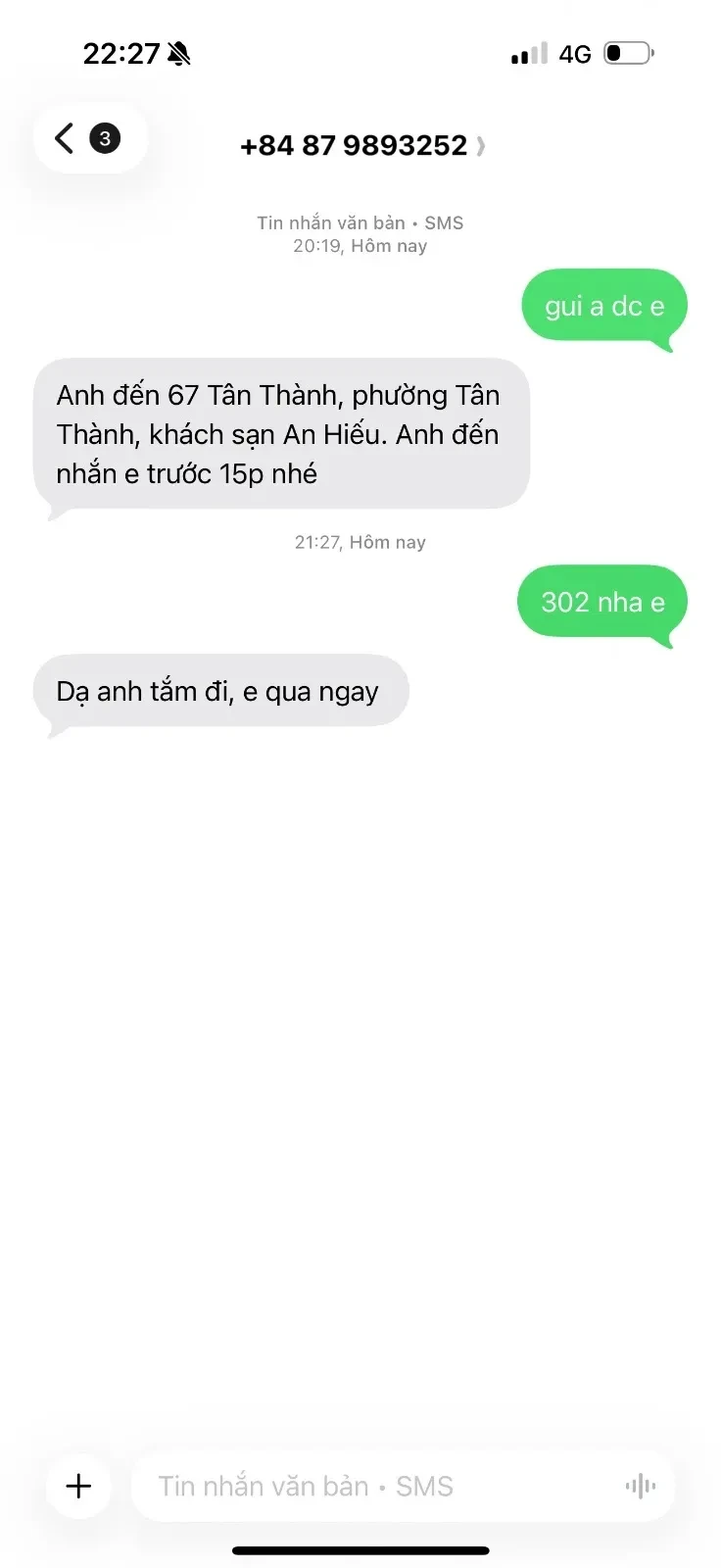 Ảnh checker dachivu chụp khi gặp Anh Thư Xinh Đẹp Ngoan Hiền Chiều Khách  (ảnh 3/4)