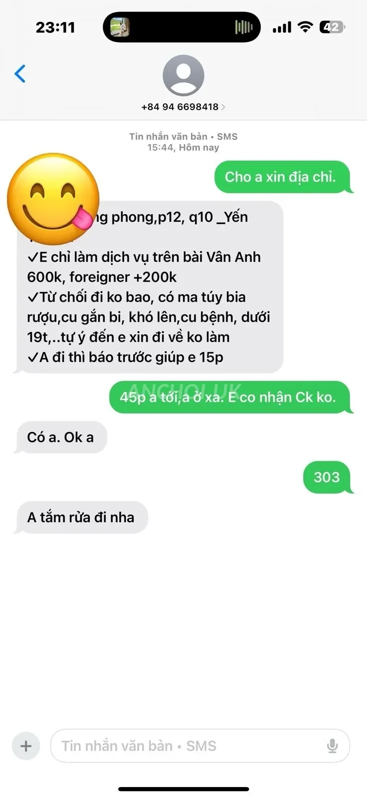 Ảnh checker Thích Đi Chịch chụp khi gặp VÂN ANH - DA TRẮNG - DÁNG XINH - CHIỀU KHÁCH HẾT MÌNH (ảnh 5/5)