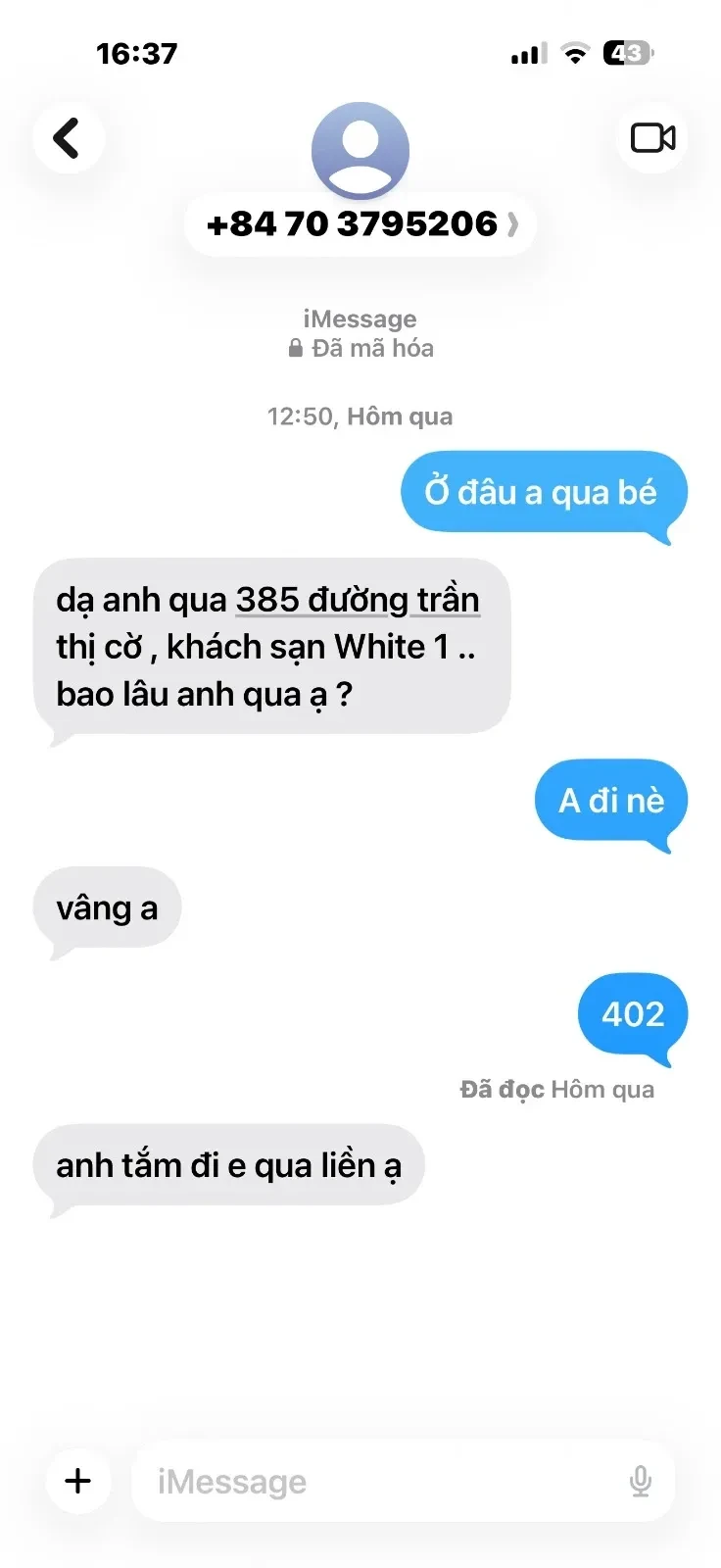 Ảnh checker Conduongdua chụp khi gặp HOT TEEN 2002 THẢO VI -  GIRL DỄ THƯƠNG , LÀM TÌNH BAO SƯỚNG (ảnh 2/5)