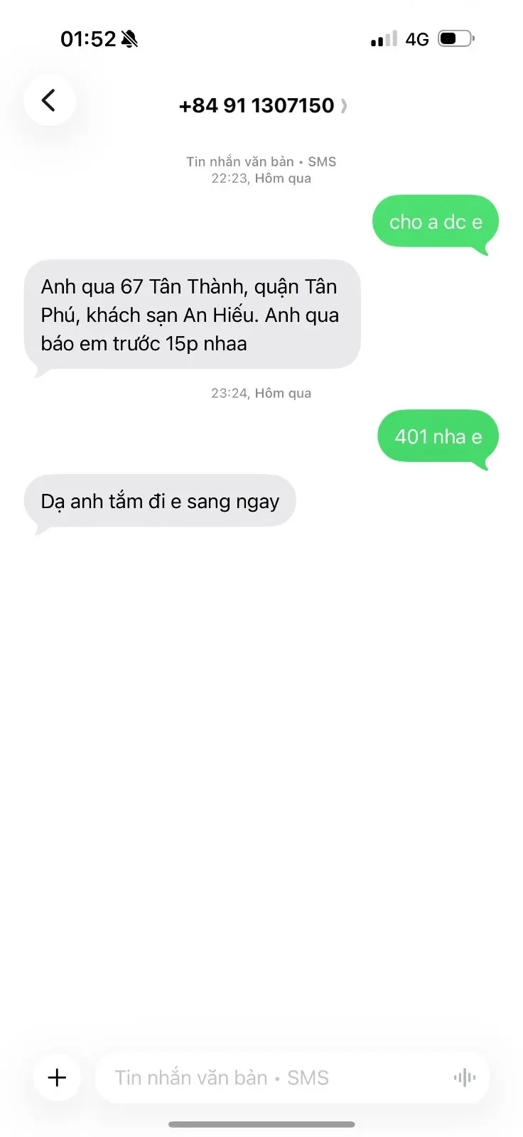 Ảnh checker Phùng Văn Kiên chụp khi gặp CUM ALO cia  BỐI NHI lolite NHỎ NHẮN TRÊ TRUNG  GÁI ĐÔI MƯƠI (ảnh 1/3)