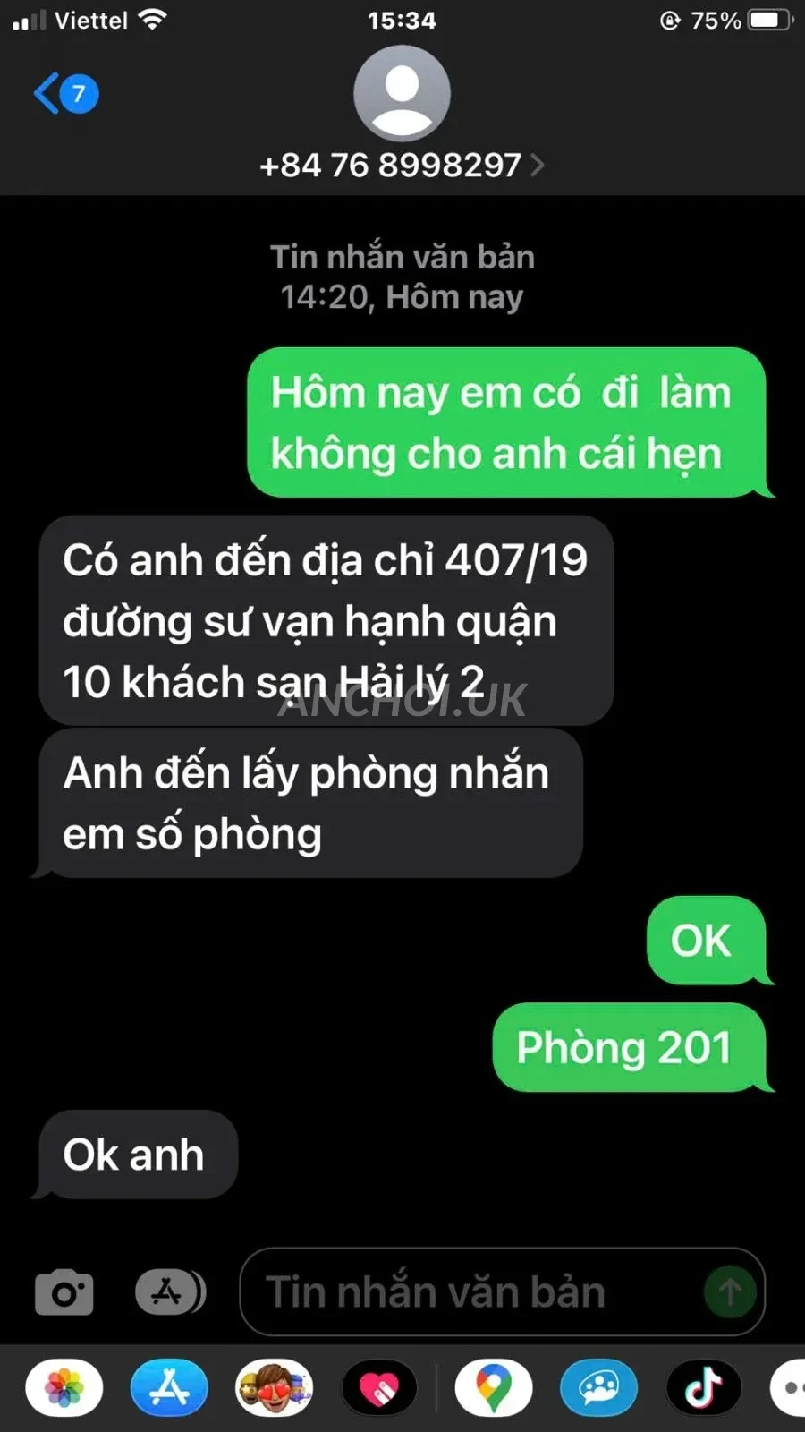 Ảnh checker Phở bò  chụp khi gặp LINH ĐA _ SIÊU DÂM +MASSAGE.  THÁI +TRUNG QUỐC  (ảnh 2/4)