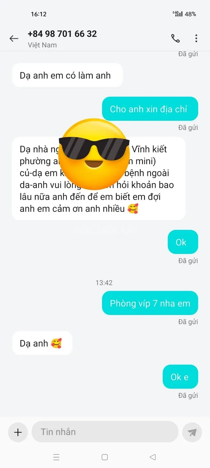 Ảnh checker Lpkthanh chụp khi gặp ❤️ Mỹ Hạnh ❤️Dâm Dâm Cô Nương, Ngoan Ngoãn Chiều Khách (ảnh 1/4)