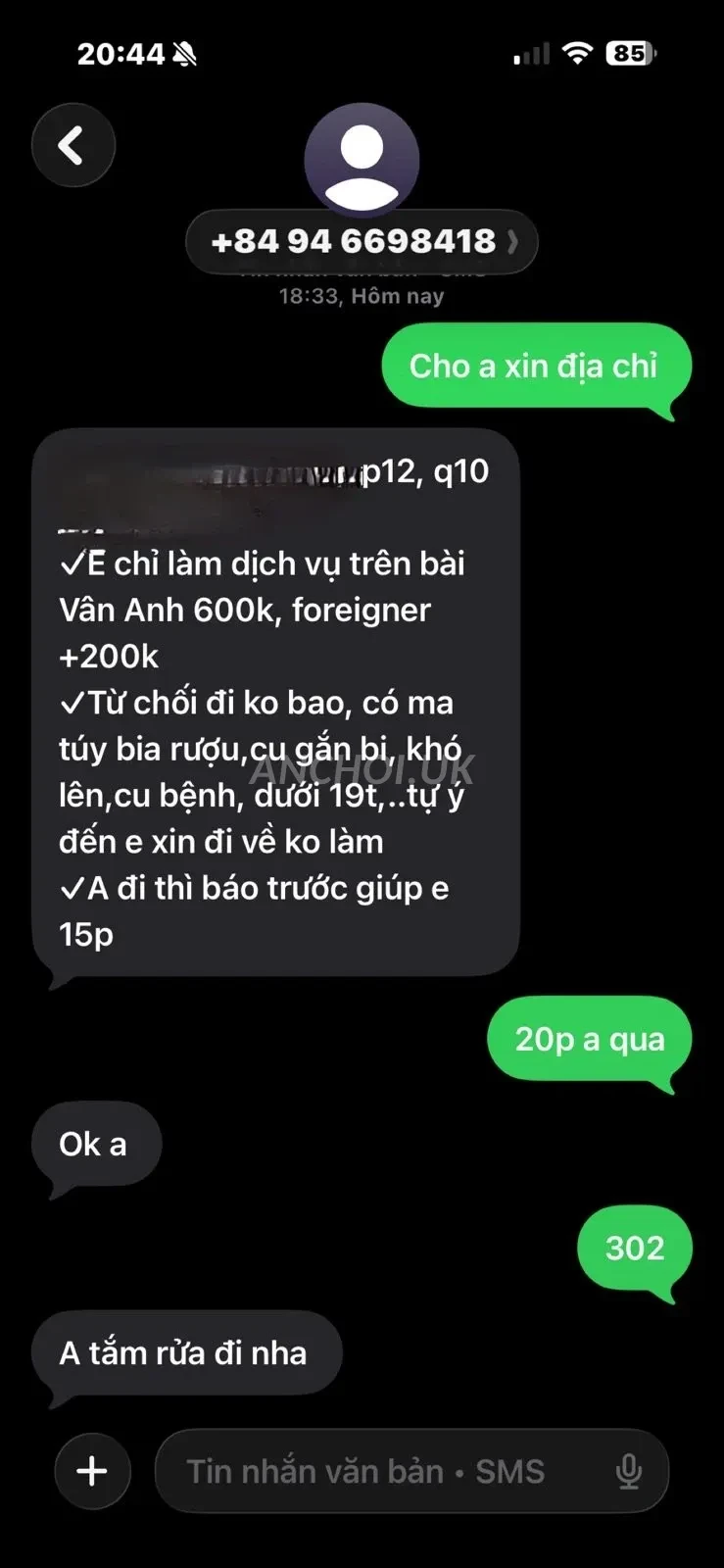 Ảnh checker Long Mã chụp khi gặp VÂN ANH - DA TRẮNG - DÁNG XINH - CHIỀU KHÁCH HẾT MÌNH (ảnh 5/5)