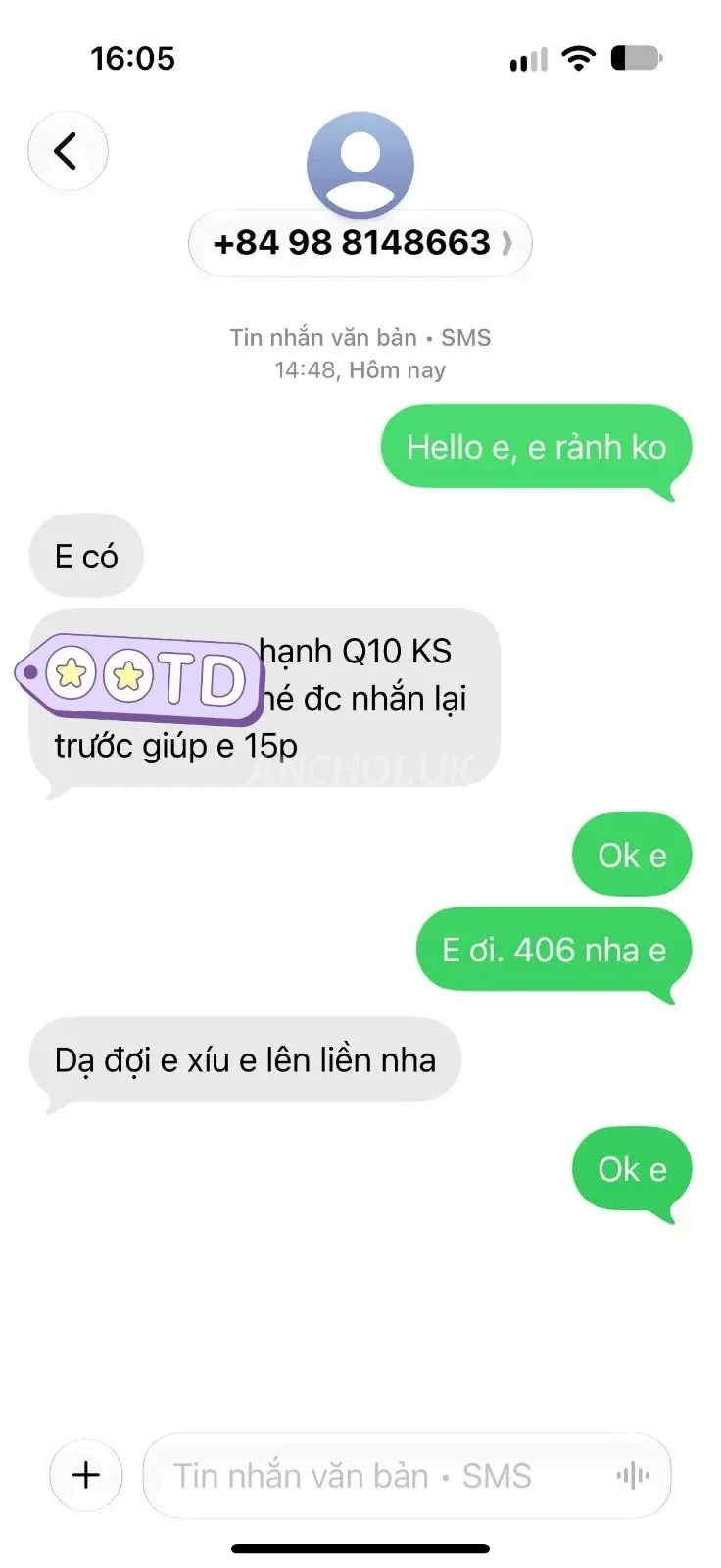 Ảnh checker Thoaimai chụp khi gặp AN TRÀ 🔥 FULL MASSAGE- TÌNH CẢM - DÂM ĐÃNG🔥 (ảnh 5/5)