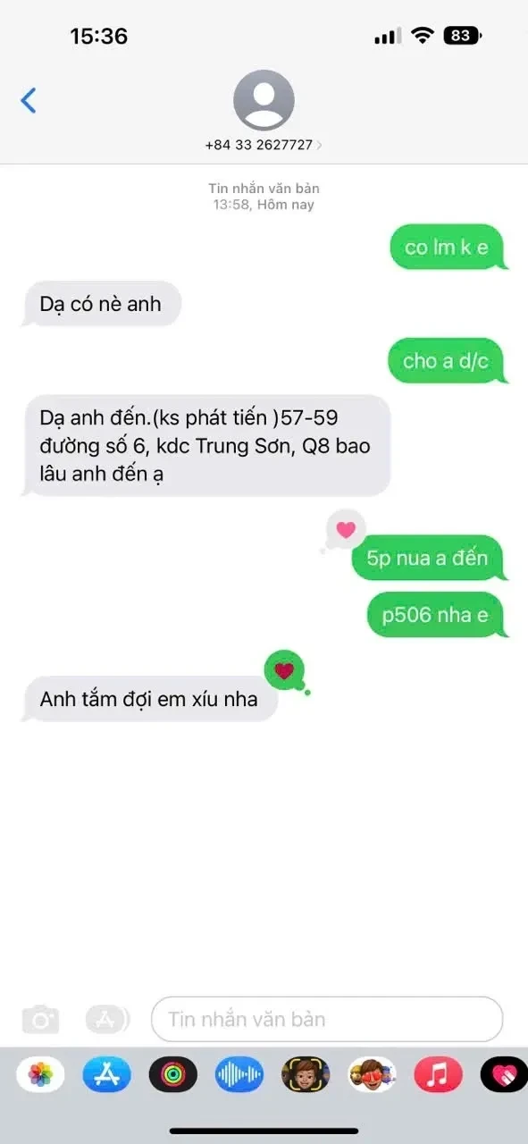Ảnh checker Oizoi chụp khi gặp Thảo Sammy - Massage cực phê (ảnh 4/4)