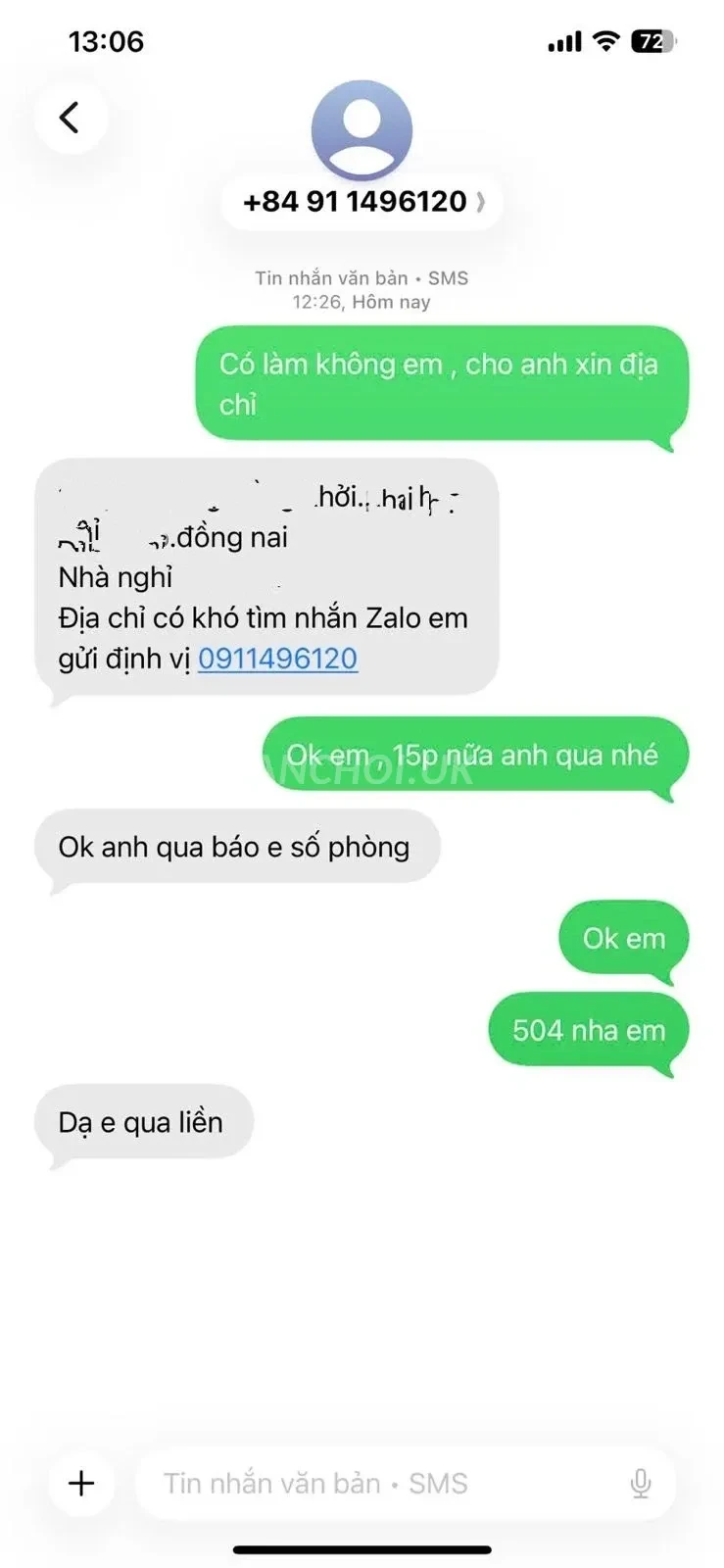 Ảnh checker Long Mã chụp khi gặp Ngọc Tiền - Mình Dây Chân Dài Massage Cực Phê (ảnh 4/5)